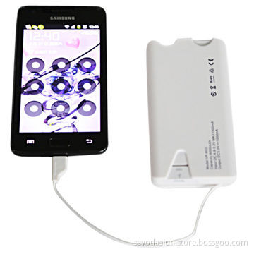 Manufacture Newest Unique Design, Slim Portable Power Bank for iPhone/iPad/Smartphones